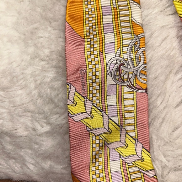 Hermes Brides Et Gris-Gris Bandeau - Picture 8 of 13